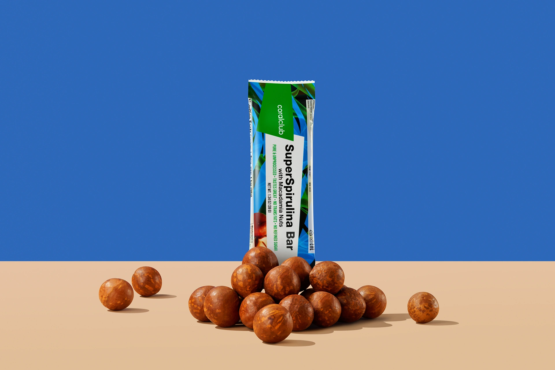 Блокче Супер Спирулина и макадамия